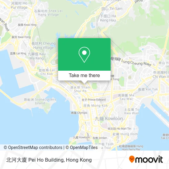北河大廈 Pei Ho Building map