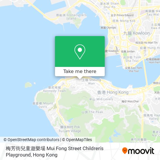 梅芳街兒童遊樂場 Mui Fong Street Children's Playground map