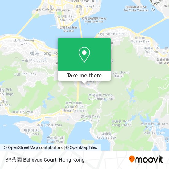 碧蕙園 Bellevue Court map