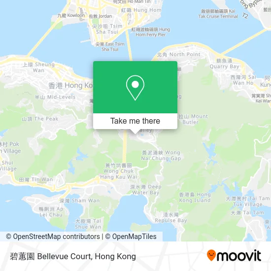 碧蕙園 Bellevue Court map