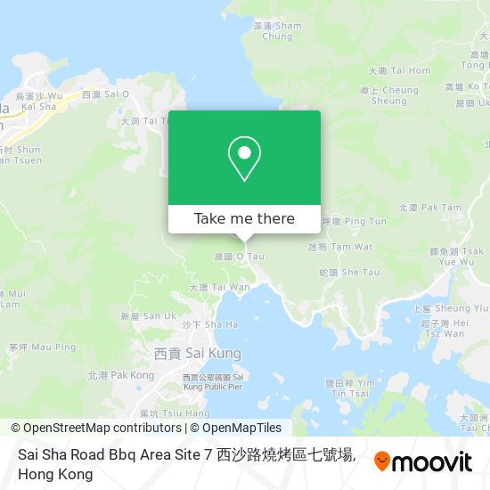 Sai Sha Road Bbq Area Site 7 西沙路燒烤區七號場 map