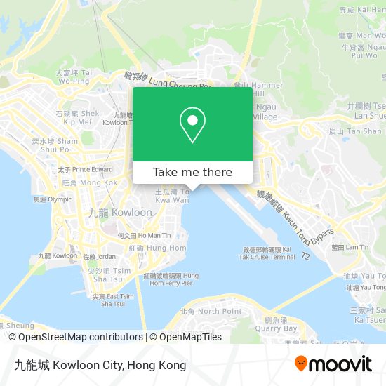 九龍城 Kowloon City map