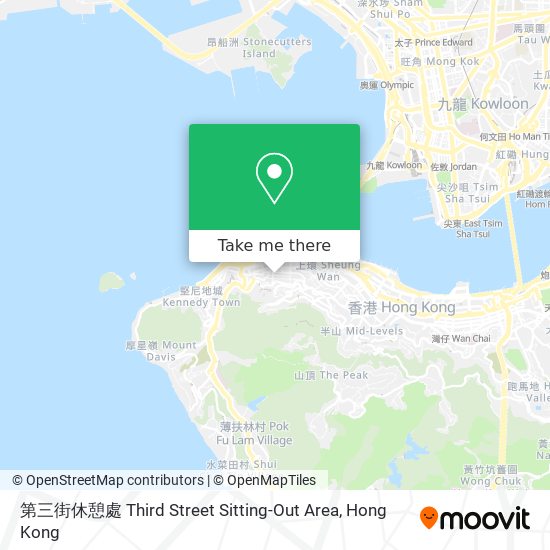 第三街休憩處 Third Street Sitting-Out Area地圖