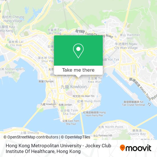 Hong Kong Metropolitan University - Jockey Club Institute Of Healthcare map