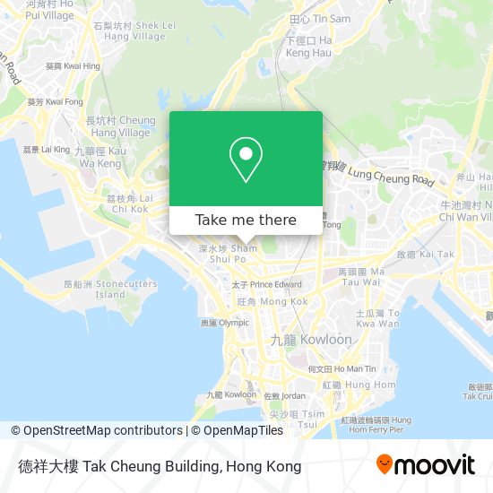 德祥大樓 Tak Cheung Building map