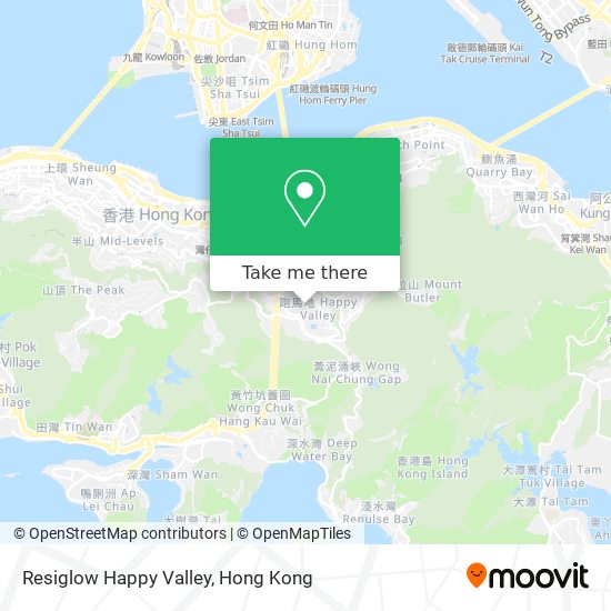 Resiglow Happy Valley map