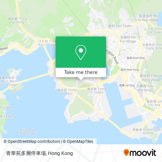 青華苑多層停車場地圖