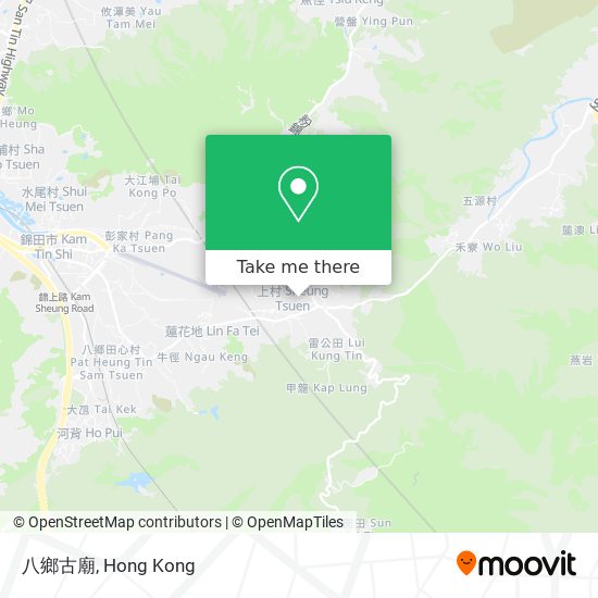 八鄉古廟 map
