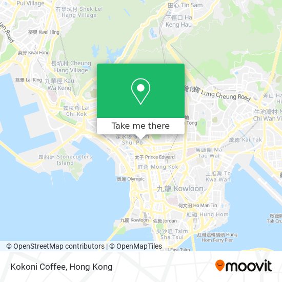 Kokoni Coffee map