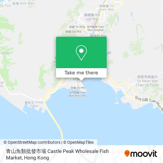 青山魚類批發市場 Castle Peak Wholesale Fish Market地圖