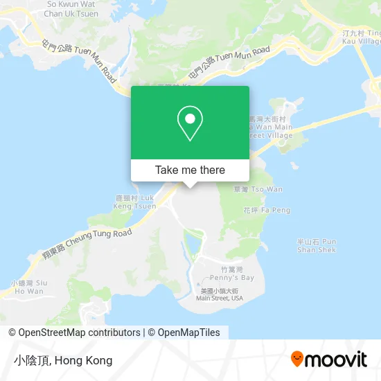 小陰頂 map