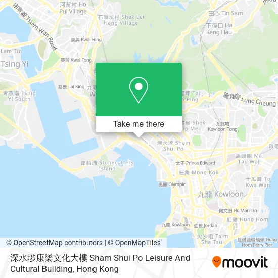 深水埗康樂文化大樓 Sham Shui Po Leisure And Cultural Building map