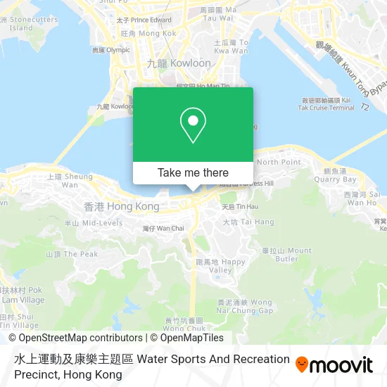 水上運動及康樂主題區 Water Sports And Recreation Precinct地圖