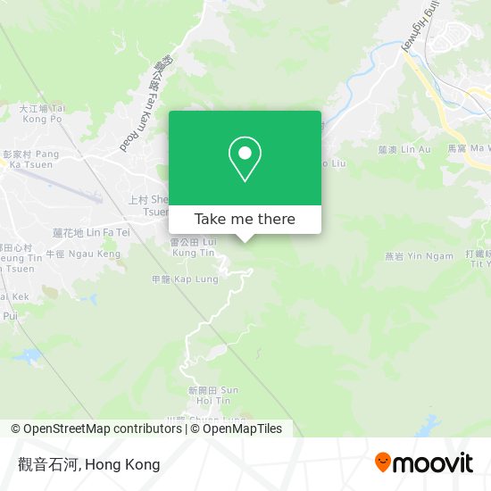 觀音石河 map