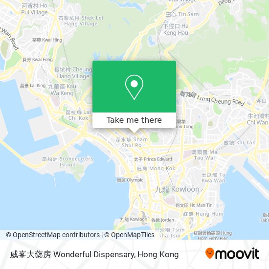 威峯大藥房 Wonderful Dispensary map