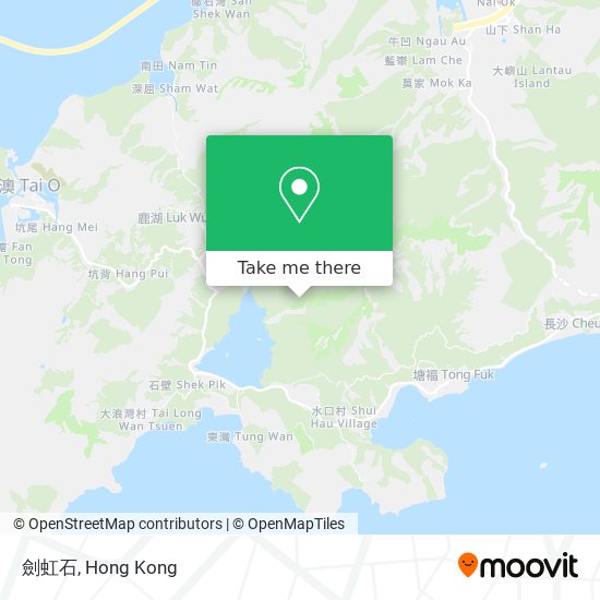 劍虹石 map