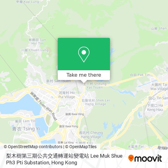 梨木樹第三期公共交通轉運站變電站 Lee Muk Shue Ph3 Pti Substation map