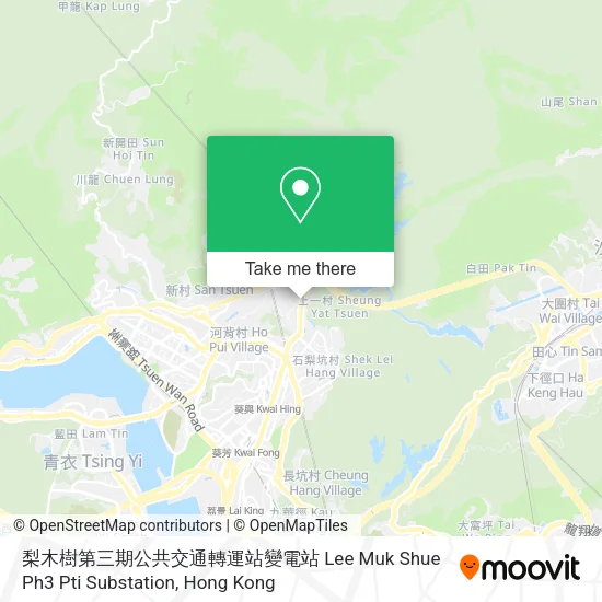 梨木樹第三期公共交通轉運站變電站 Lee Muk Shue Ph3 Pti Substation地圖