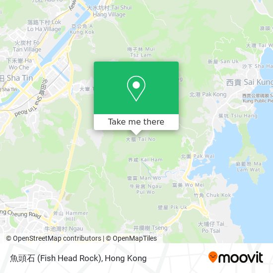 魚頭石 (Fish Head Rock) map