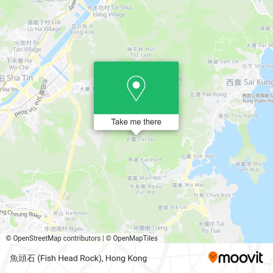 魚頭石 (Fish Head Rock) map