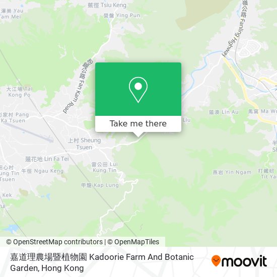 嘉道理農場暨植物園 Kadoorie Farm And Botanic Garden map