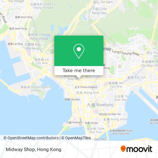 Midway Shop map