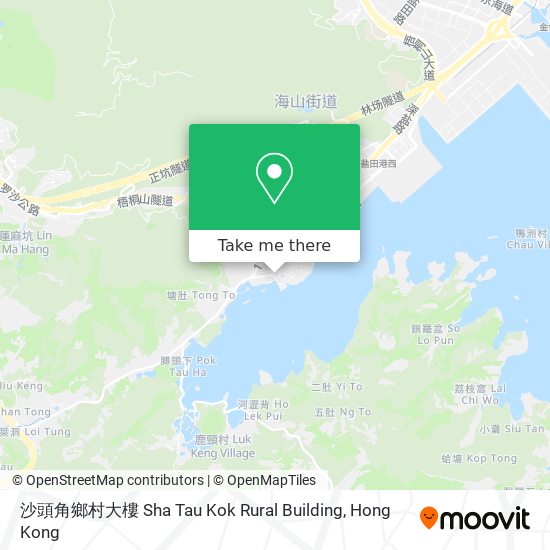 沙頭角鄉村大樓 Sha Tau Kok Rural Building map