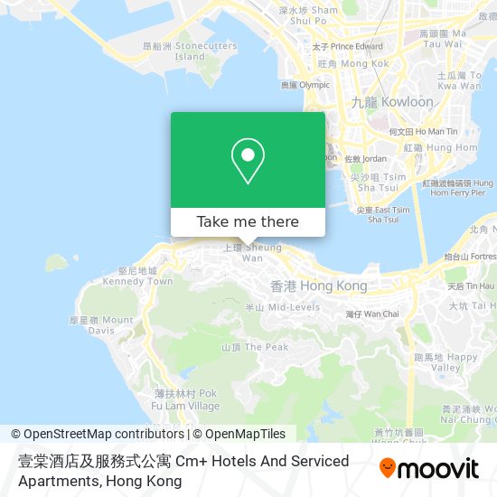 壹棠酒店及服務式公寓 Cm+ Hotels And Serviced Apartments map