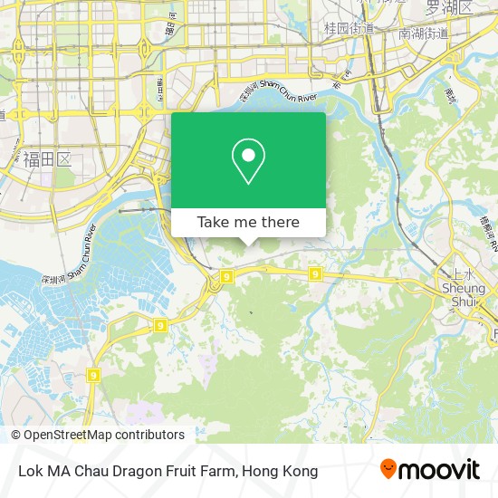 Lok MA Chau Dragon Fruit Farm map