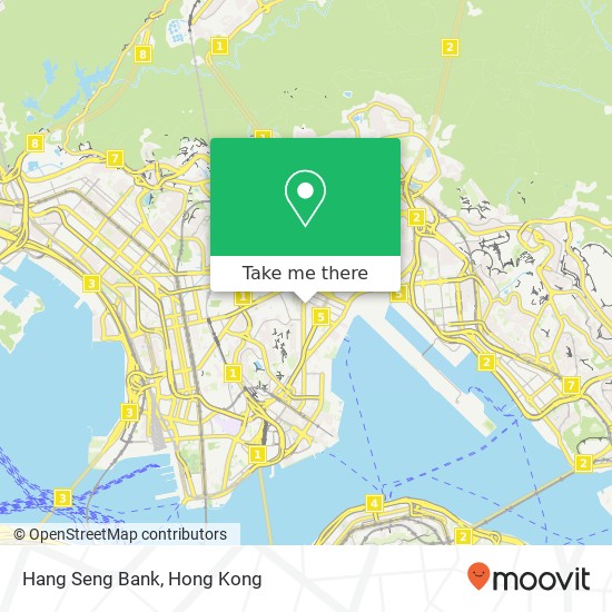 Hang Seng Bank map