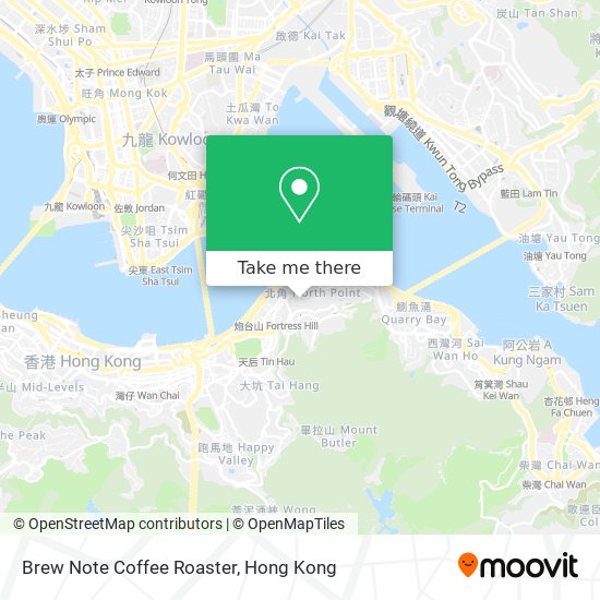 Brew Note Coffee Roaster map