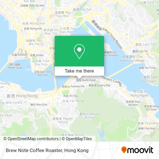 Brew Note Coffee Roaster map