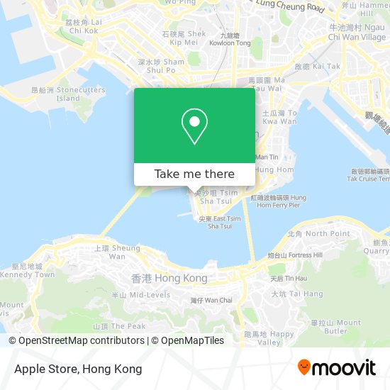 Apple Store map