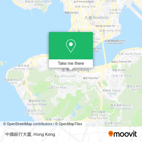 中國銀行大廈地圖