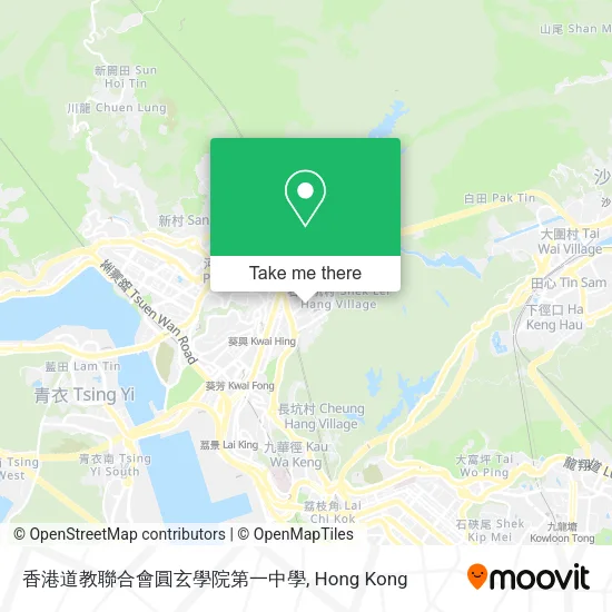 香港道教聯合會圓玄學院第一中學 map