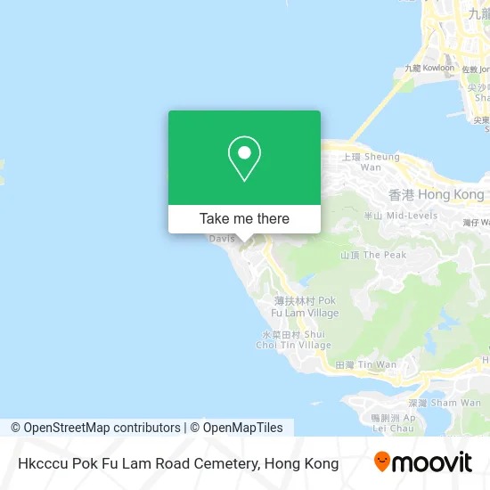 Hkcccu Pok Fu Lam Road Cemetery map
