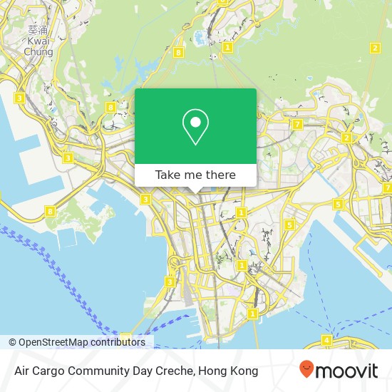 Air Cargo Community Day Creche map