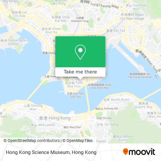 Hong Kong Science Museum map