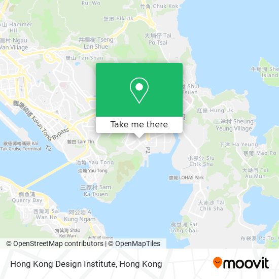 Hong Kong Design Institute map