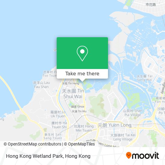 Hong Kong Wetland Park map