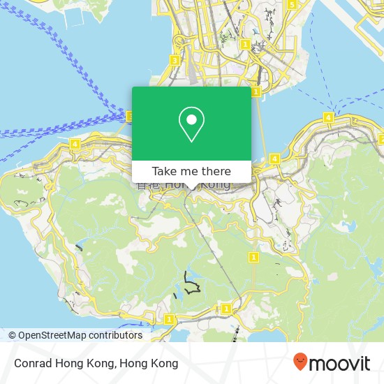 Conrad Hong Kong map