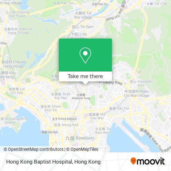 Hong Kong Baptist Hospital map