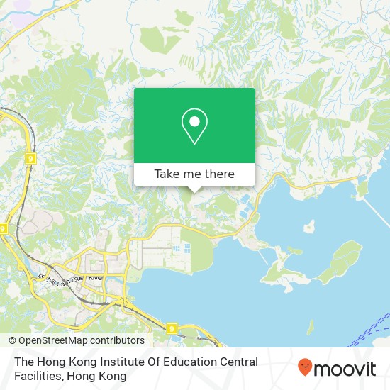 The Hong Kong Institute Of Education Central Facilities地圖