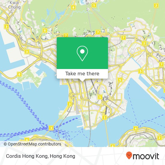 Cordis Hong Kong地圖