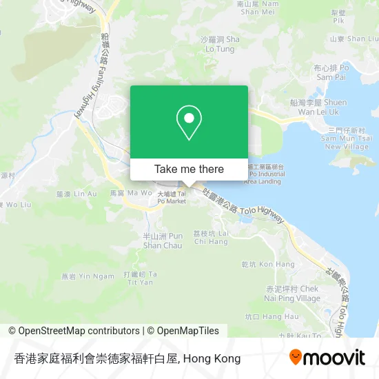 香港家庭福利會崇德家福軒白屋 map