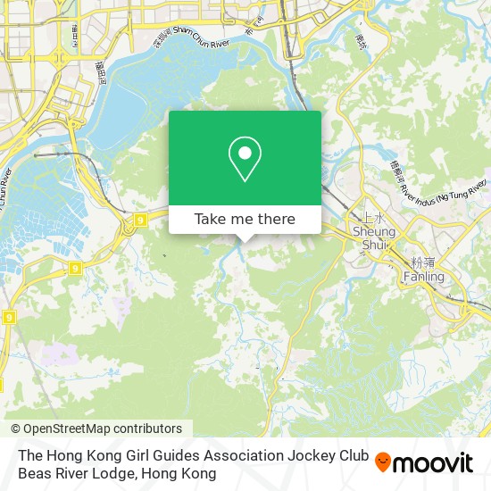 The Hong Kong Girl Guides Association Jockey Club Beas River Lodge地圖