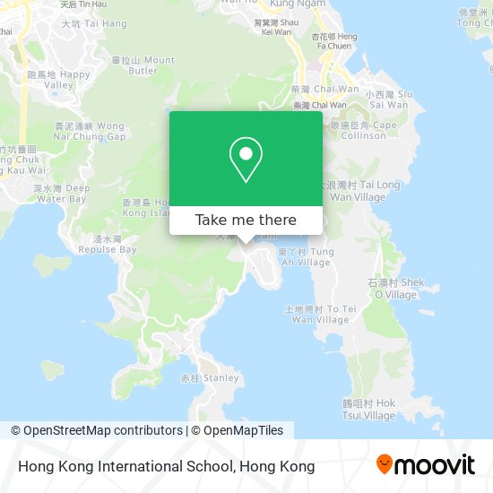 Hong Kong International School map