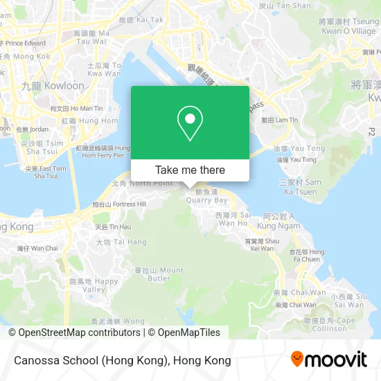 Canossa School (Hong Kong)地圖