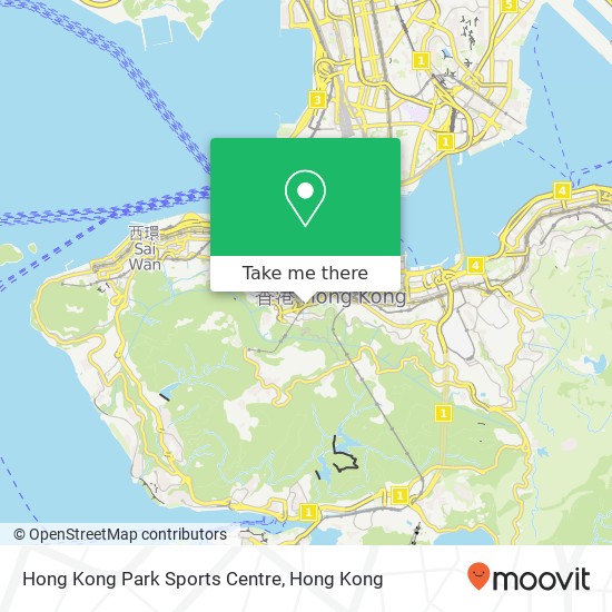Hong Kong Park Sports Centre map