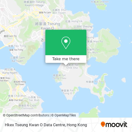 Hkex Tseung Kwan O Data Centre map